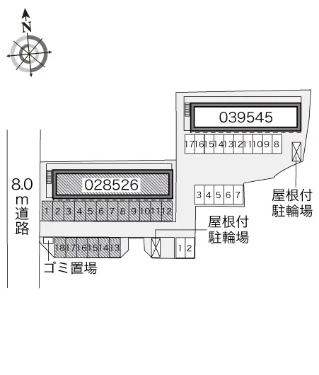 ★手数料０円★名護市為又　月極駐車場（LP）